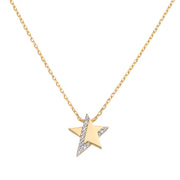 Amen Women's Star Necklace CLSTLGBZ
