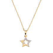 Amen Women's Star Necklace CLSTSTGBZ