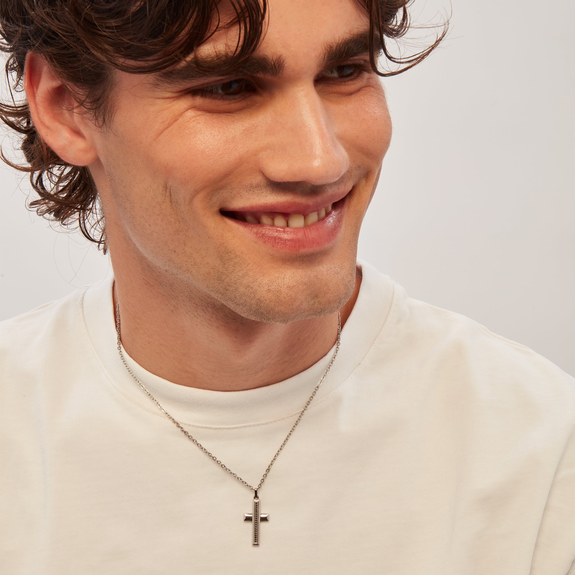 Collana Breil Tag & Cross TJ3637