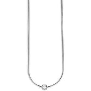 Collana Catena Snodata Chiusura Rotonda Pandora Argento 925 Lunghezza 50 cm 590742HV-50