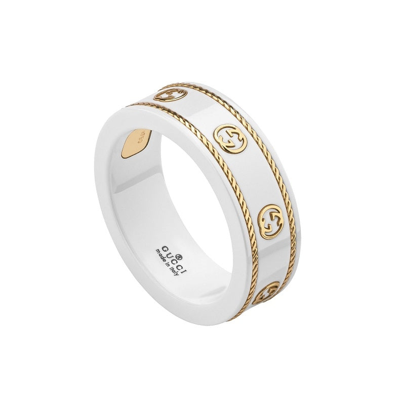 Collana Catena con Testa di Felino Gucci Argento 925 YBC606826002