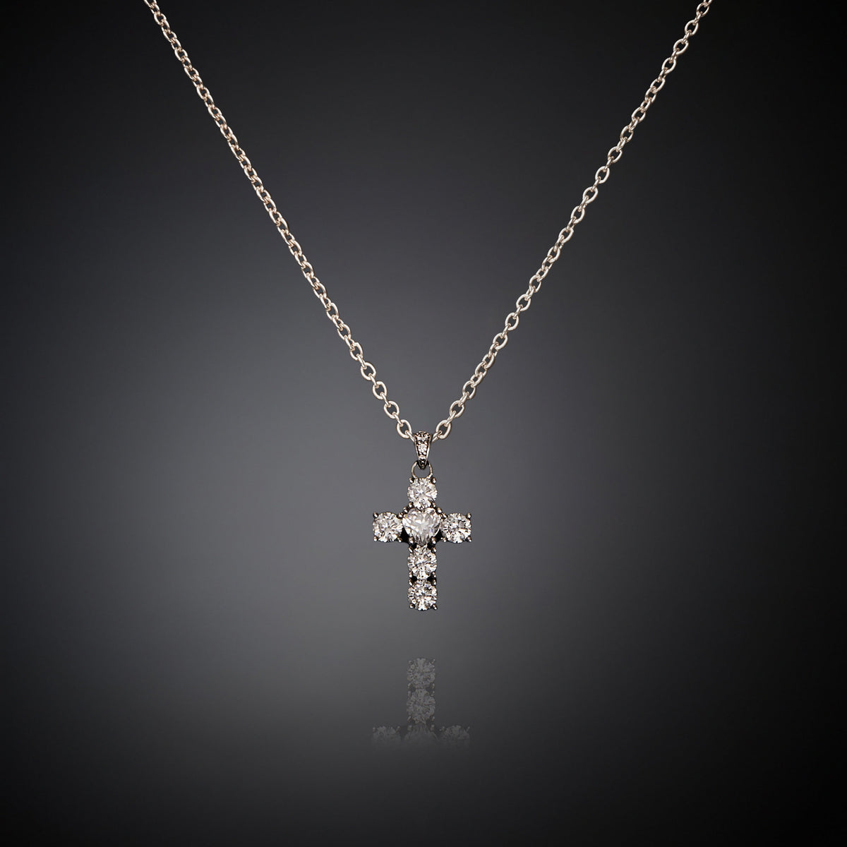 CHIARA FERRAGNI WOMEN'S CROSS NECKLACE J19AWC03