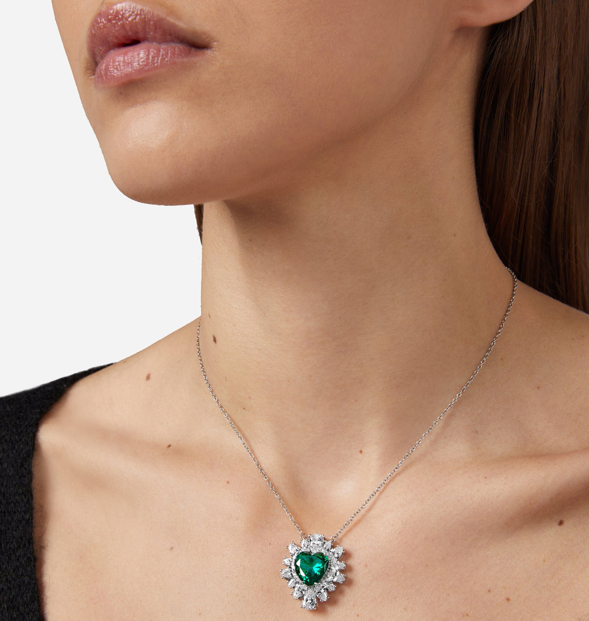 CHIARA FERRAGNI EMERALD WOMEN'S NECKLACE J19AWJ02