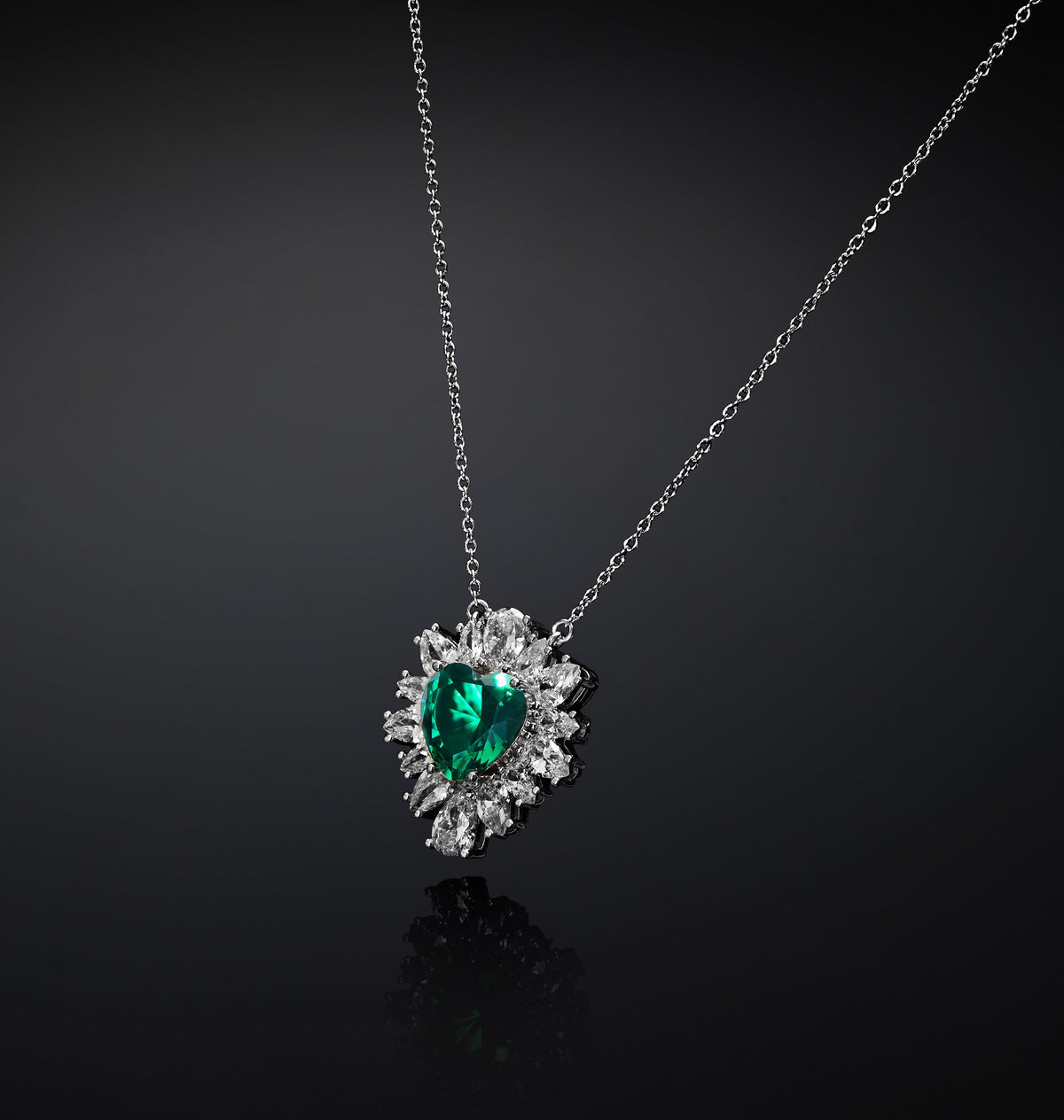 CHIARA FERRAGNI EMERALD WOMEN'S NECKLACE J19AWJ02