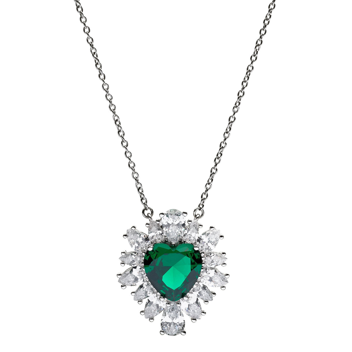CHIARA FERRAGNI EMERALD WOMEN'S NECKLACE J19AWJ02