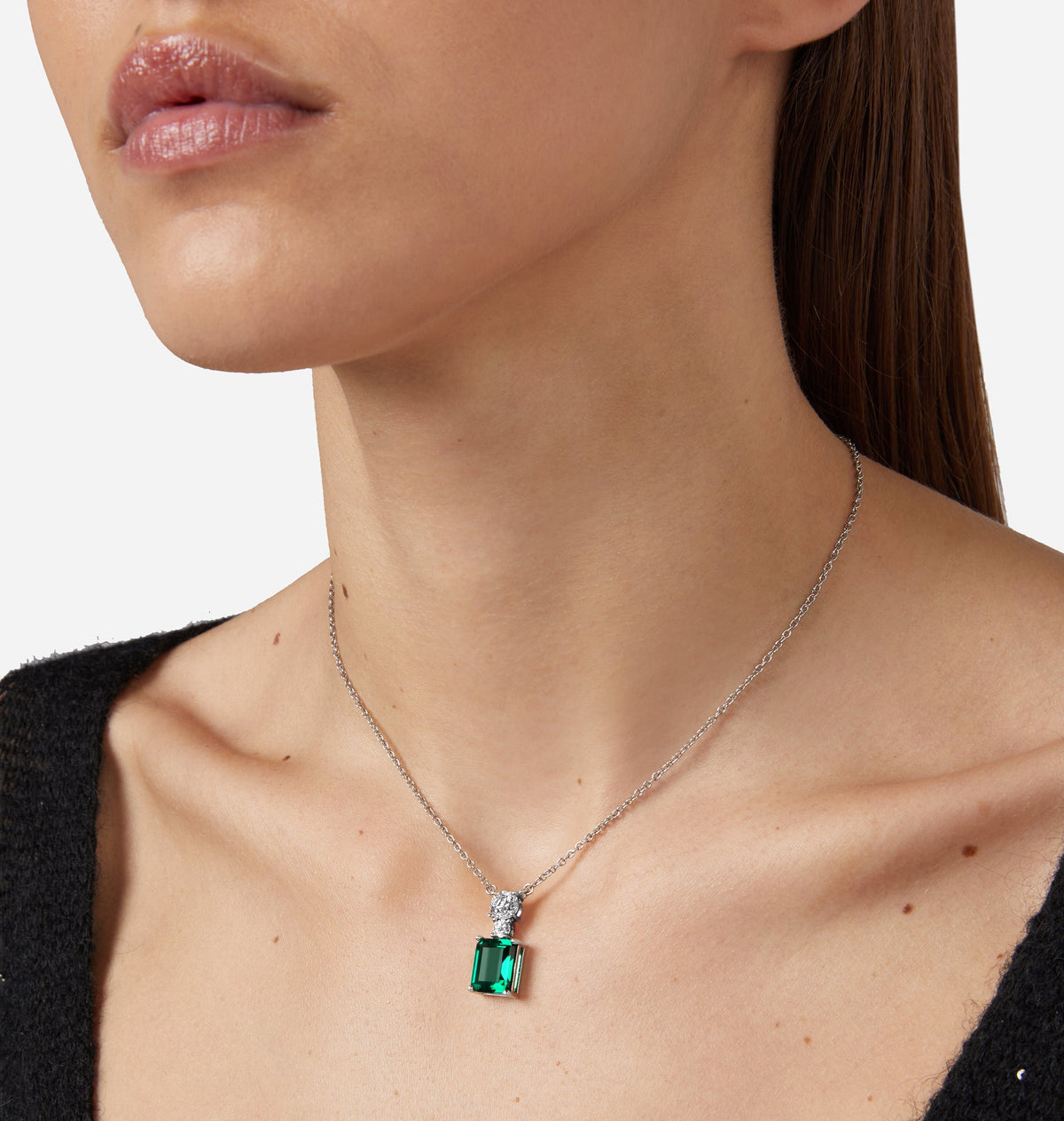 CHIARA FERRAGNI EMERALD WOMEN'S NECKLACE J19AWJ03