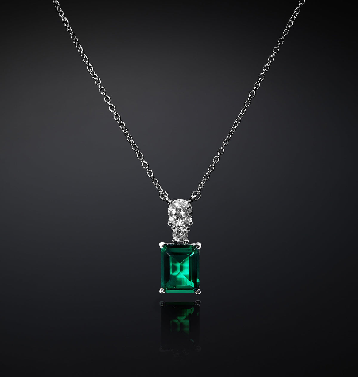 CHIARA FERRAGNI EMERALD WOMEN'S NECKLACE J19AWJ03