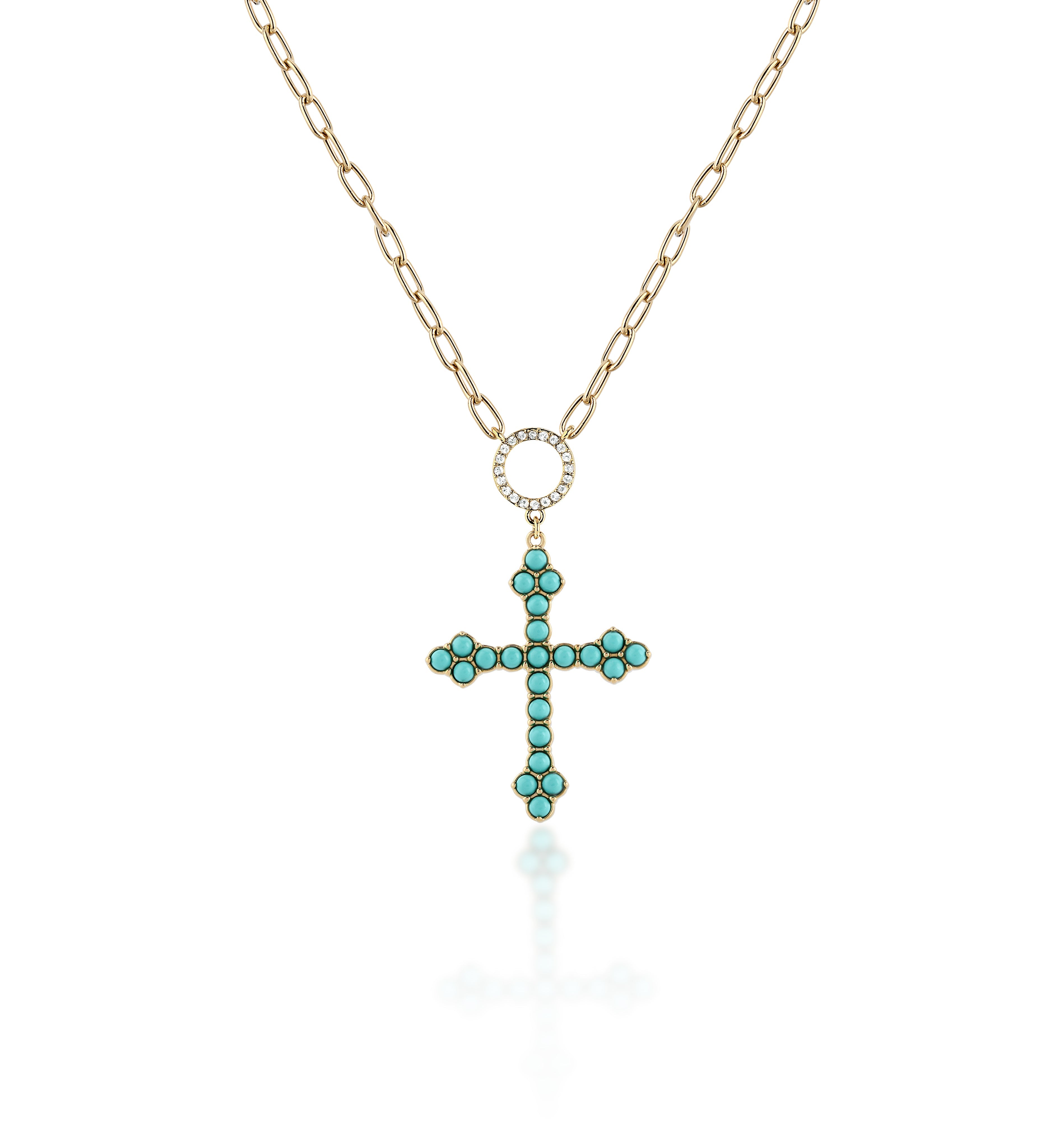 CHIARA FERRAGNI TURQUOISE Women's Necklace J19AYT03