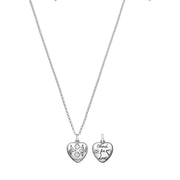 Collana Gucci Blind For Love YBB45554200100U cuore argento