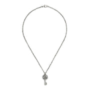 Collana Gucci GG Marmont YBB62775700100U pendente a chiave argento