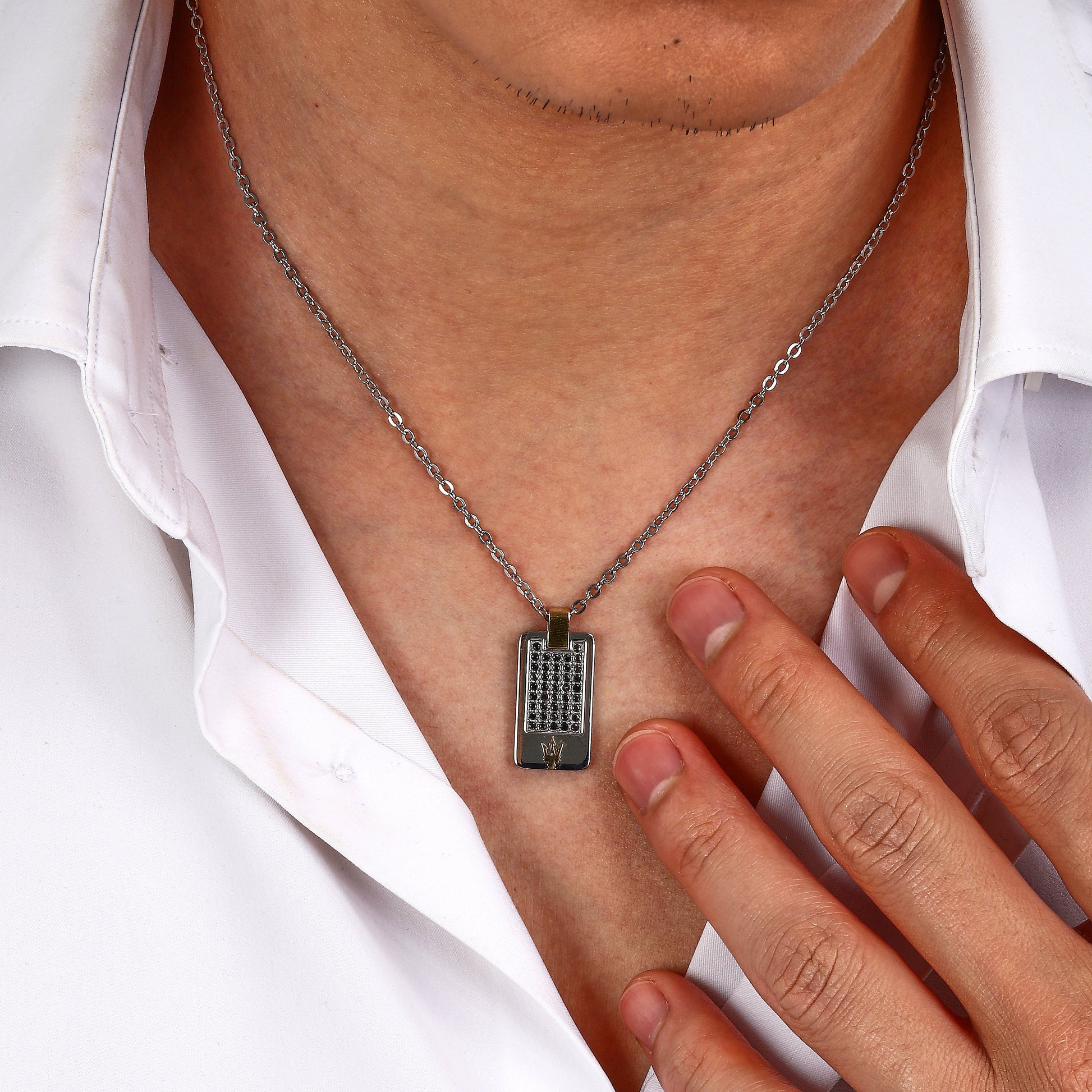 Maserati Iconic Men's Necklace Jm334Avd49