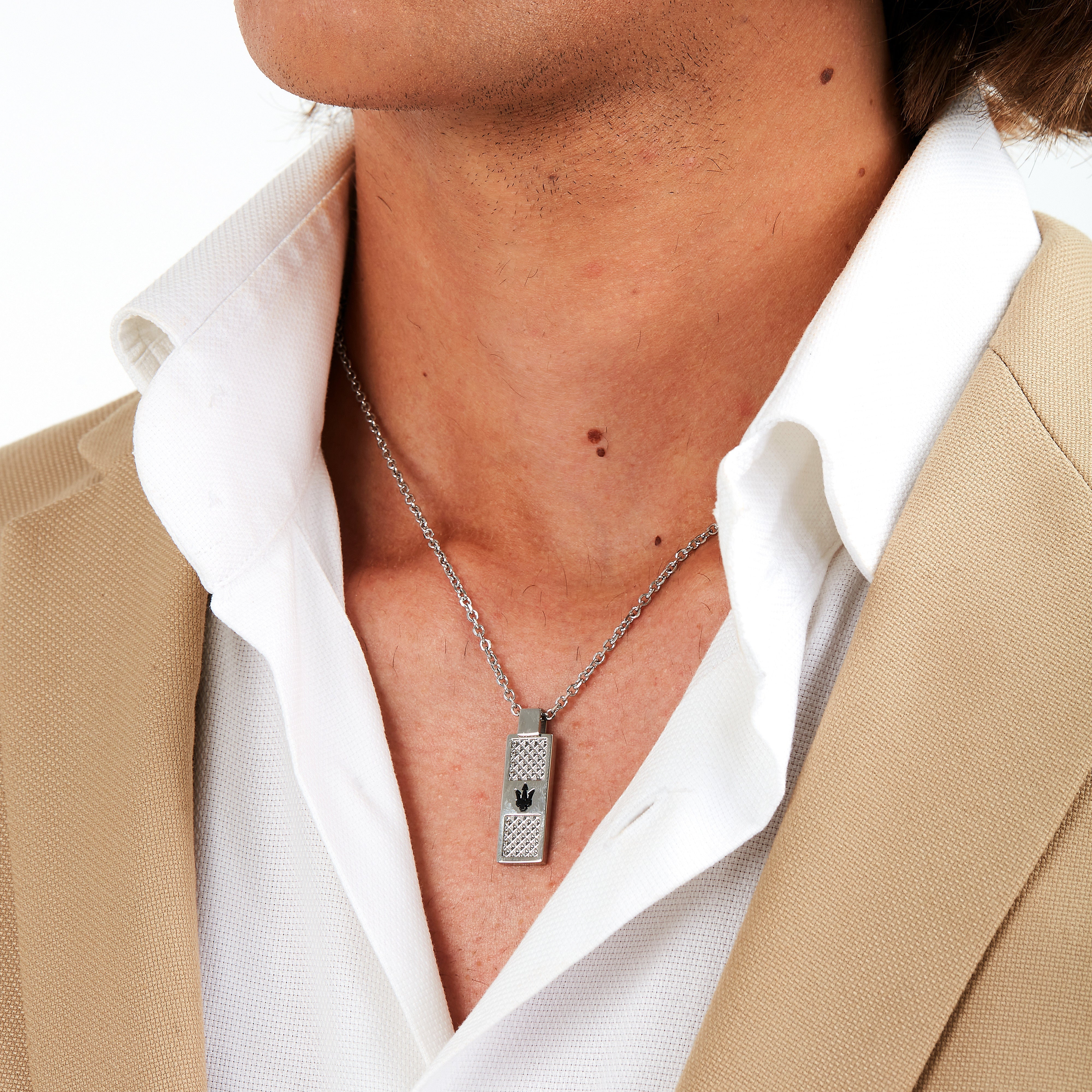 Maserati Iconic Men's Necklace Jm423Avd20
