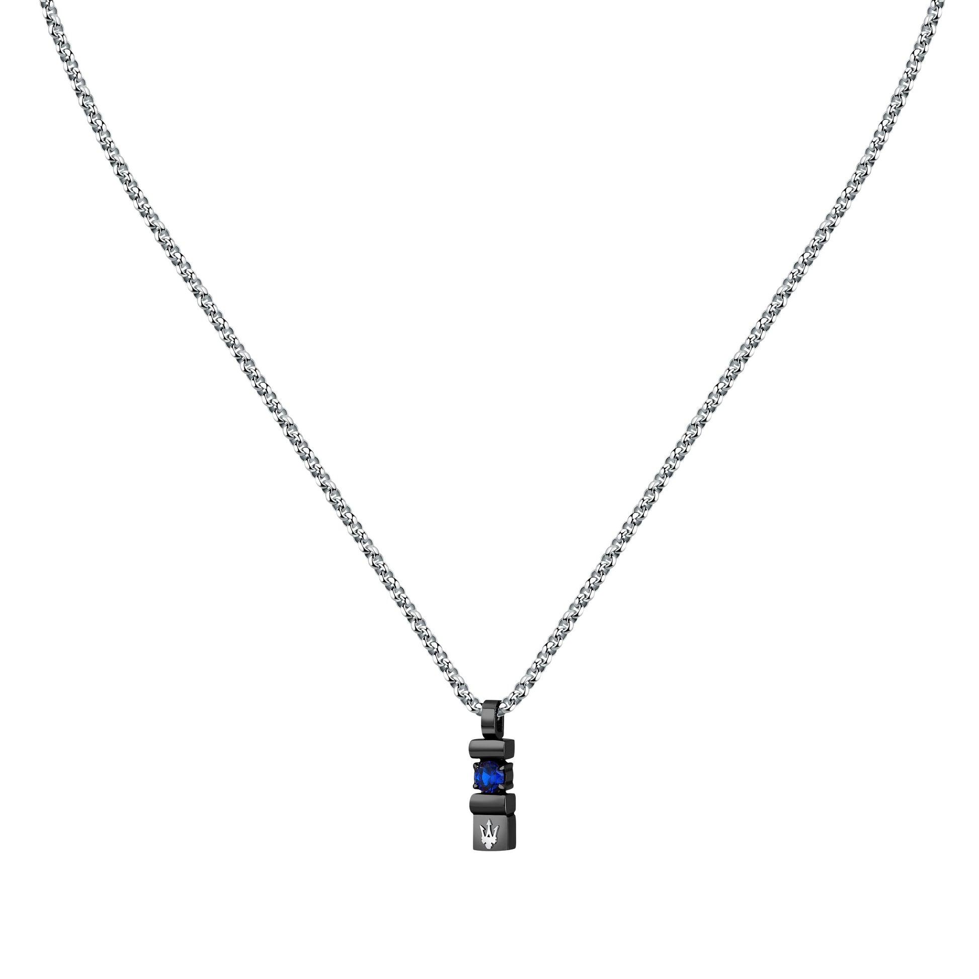 Maserati Sapphire Men's Necklace Jm334Axo05