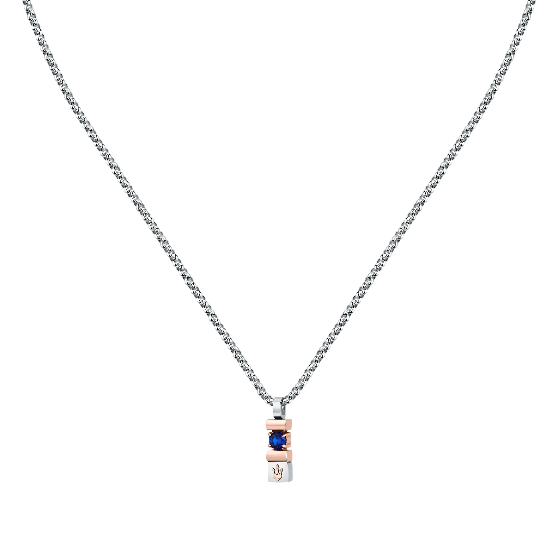 Maserati Sapphire Men's Necklace Jm334Axo06