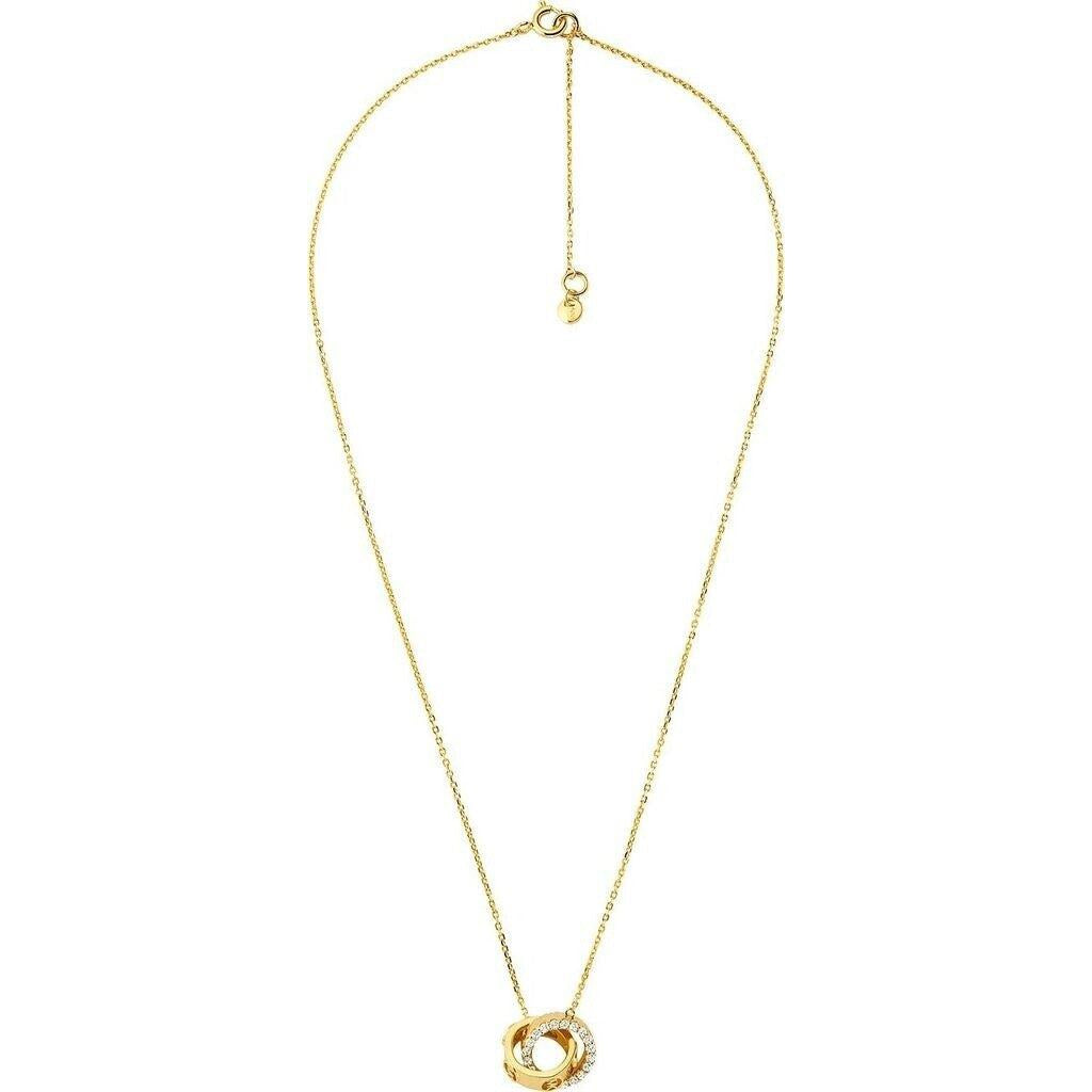 Collana Michael Kors Premium MKC1554AN710 Pendente Zirconi Placcato Oro