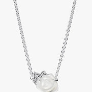 Collana Pandora Rosa Bianca 393206C01