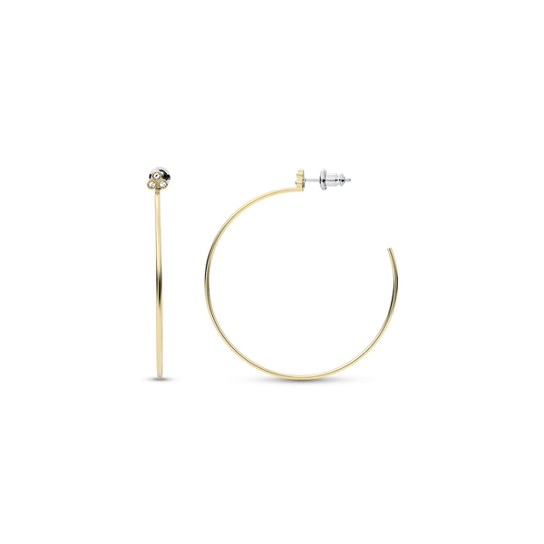 Collana Pendente Cerchio Logo Fossil Acciaio Oro Rosa JF04111710