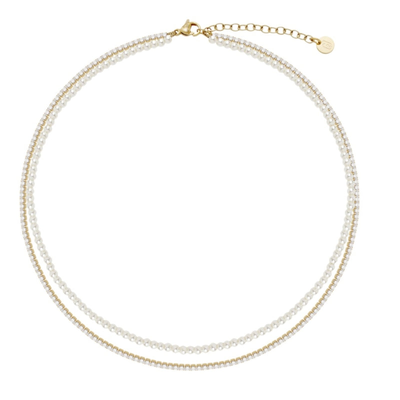 Liu Jo Logo Circle Pendant Necklace LJ3026