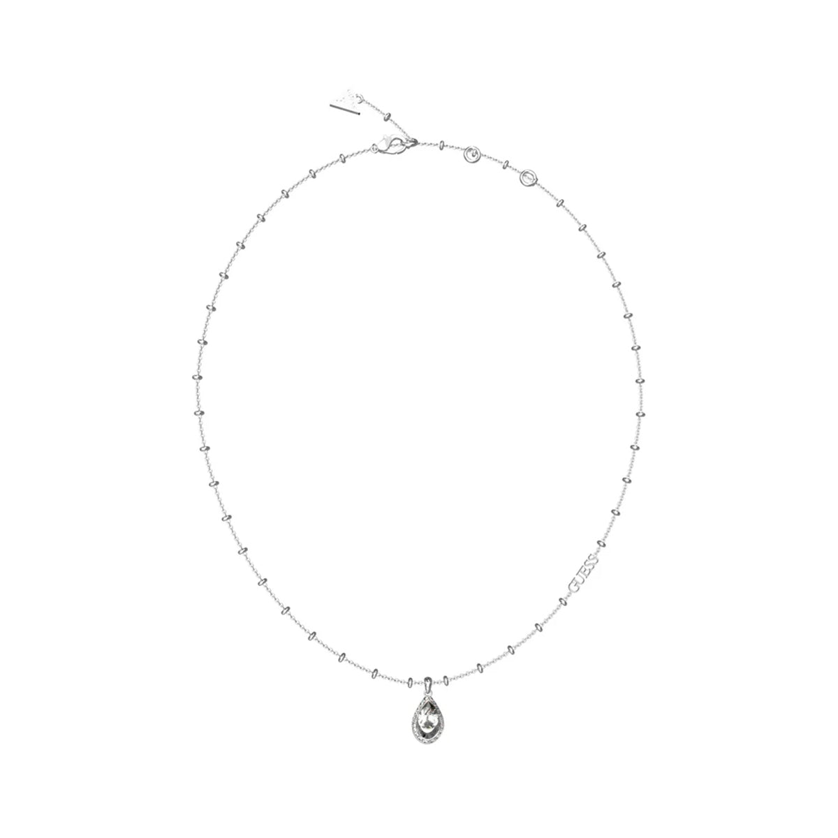 Collana Pendente Cuore Cristalli Guess Acciaio JUBN03391JWRHT-U