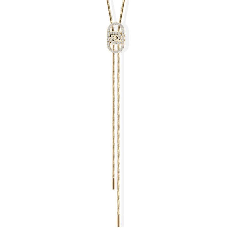 Liu Jo Crystal Logo Pendant Necklace LJ2806