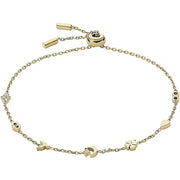 Collana Pendente Micro Cuore Fossil Acciaio Oro Rosa JF04119710