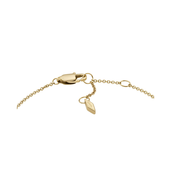 Collana Perle Singola Fossil Acciaio Oro Rosa JF04361710