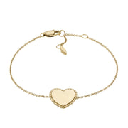 Collana Perle Singola Fossil Acciaio Oro Rosa JF04361710