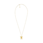 Collana Targhetta Logo Texture Guess Oro Giallo JUBN05139JWYGTZT-U