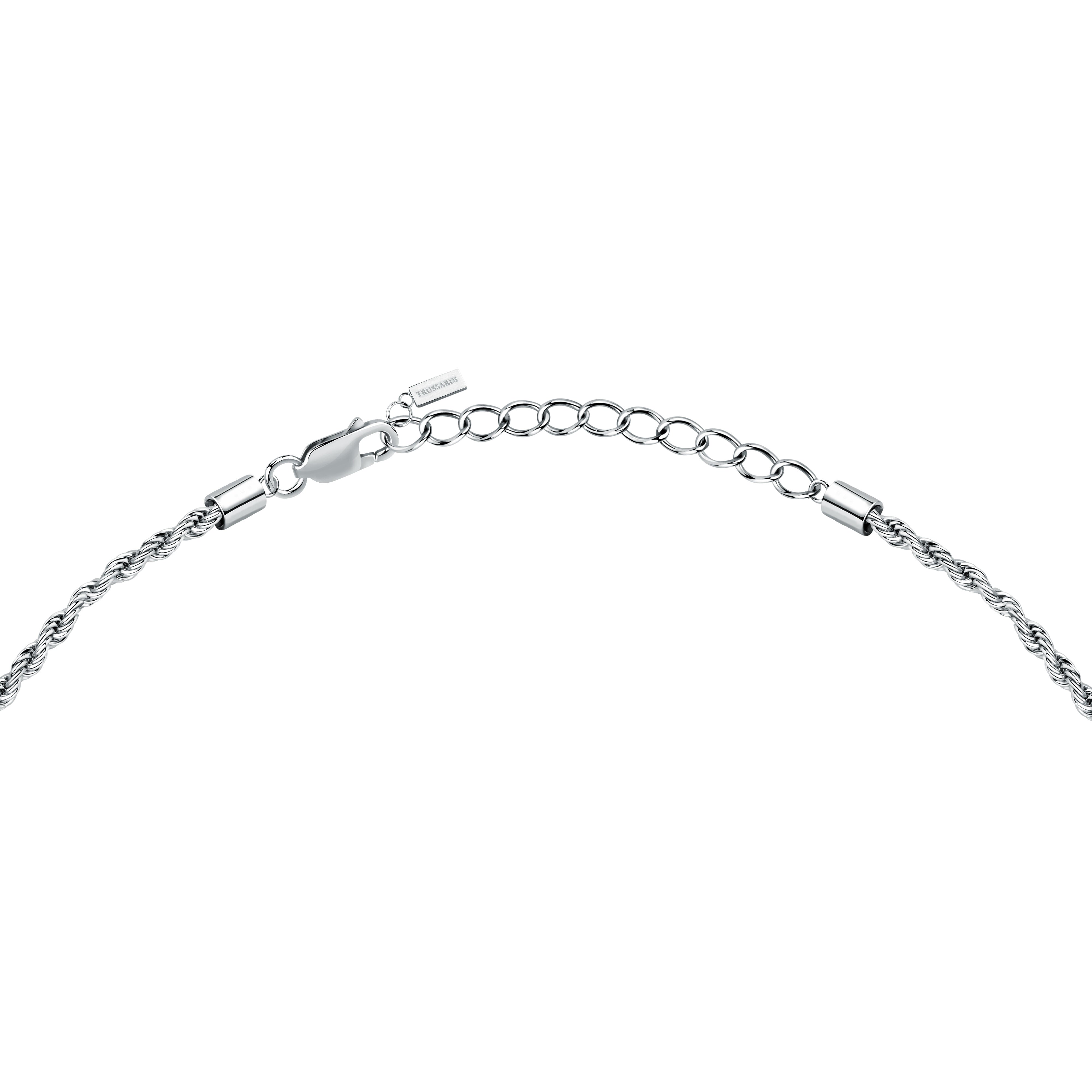 Trussardi T-Leather Men's Necklace Tjaxz15