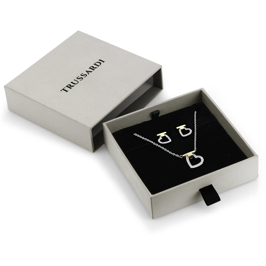 Trussardi T-Logo Women's Necklace and Earrings Tjaxc51