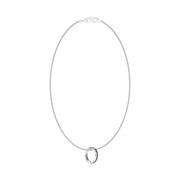 Guess Men's Two-Tone Pendant Necklace Steel JUMN03216JWSTBKT-U