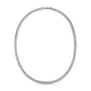Collana Uomo Targhetta Logo Guess Acciaio JUMN01333JWSTT-U