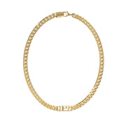 Collana Uomo Targhetta Logo Guess Bicolore JUMN03204JWYGBKT-U