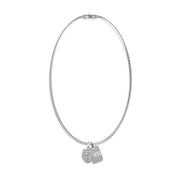Collana Uomo Targhetta Semplice Guess Acciaio JUMN01300JWSTT-U