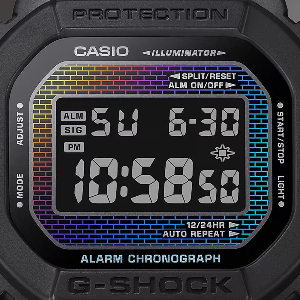Casio G-Shock DW-5600RW-1ER Racing Square Watch