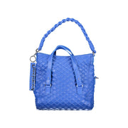 Desigual Borsa a Mano Multi-Manico e Tracolla in Polietilene Blu