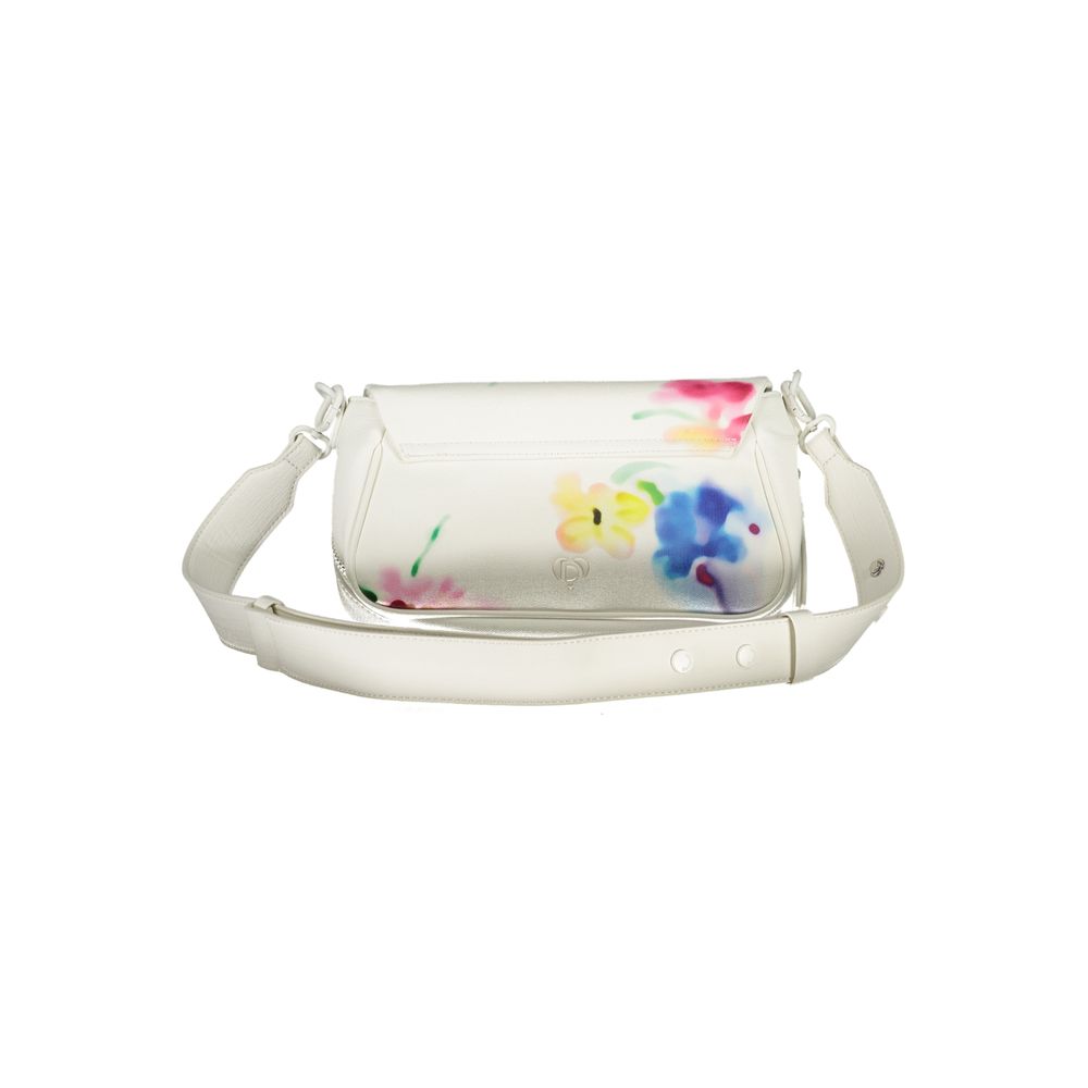 Desigual Borsa a Mano con Catena Removibile in Poliuretano Nero