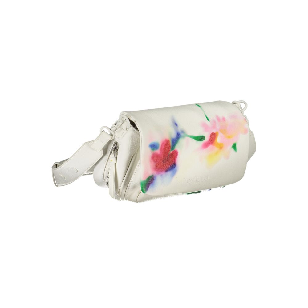 Desigual Borsa a Mano con Catena Removibile in Poliuretano Nero