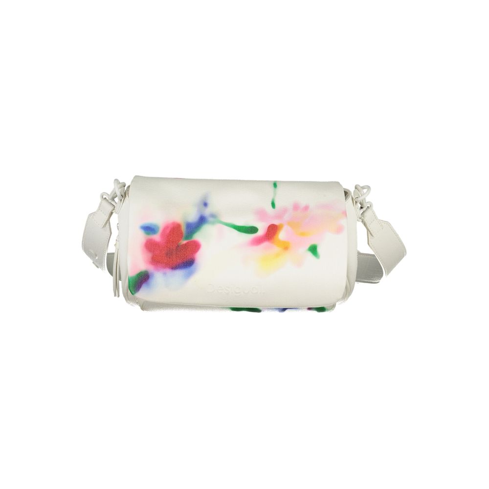 Desigual Borsa a Mano con Catena Removibile in Poliuretano Nero