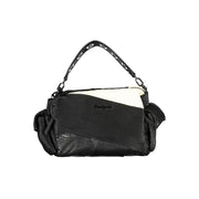 Desigual Borsa a Mano con Tasche Laterali in Poliuretano Nero