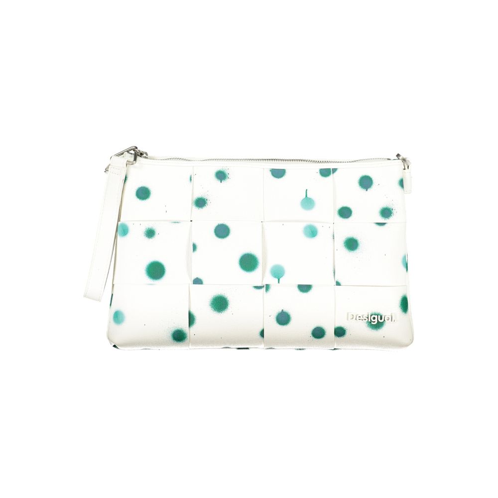 Desigual Borsa a Spalla Convertibile da Clutch in Poliuretano Marrone
