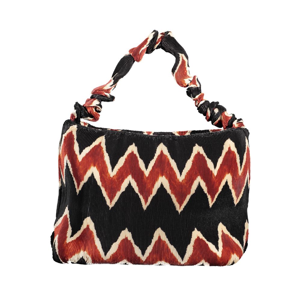 Desigual Borsa a Spalla in Misto Lana e Poliestere Nero