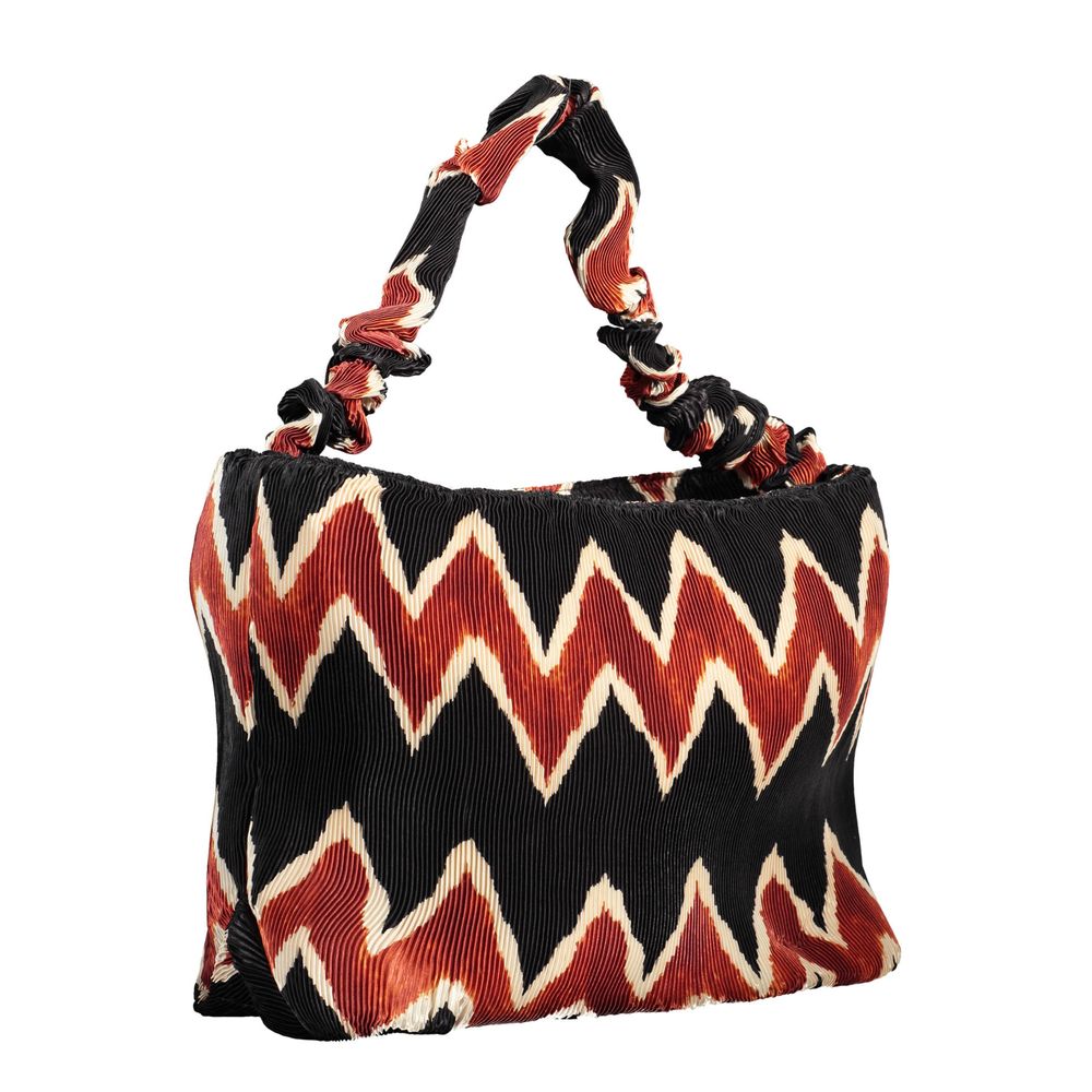 Desigual Borsa a Spalla in Misto Lana e Poliestere Nero