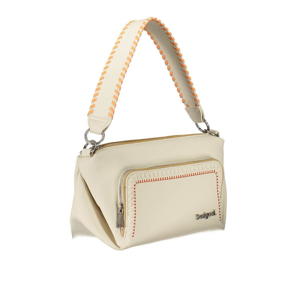 Desigual Borsa con Pochette Esterna Removibile in Poliestere Nero