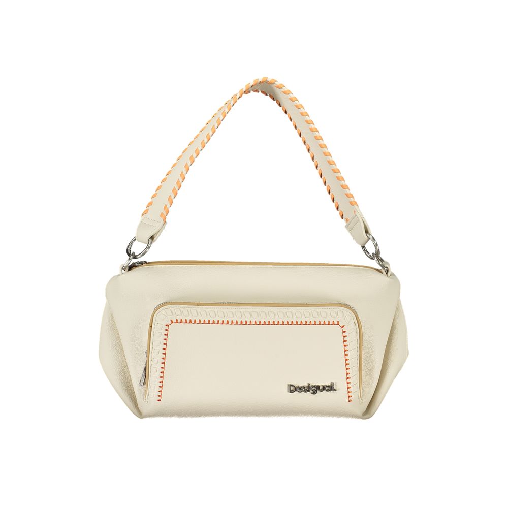 Desigual Borsa con Pochette Esterna Removibile in Poliestere Nero