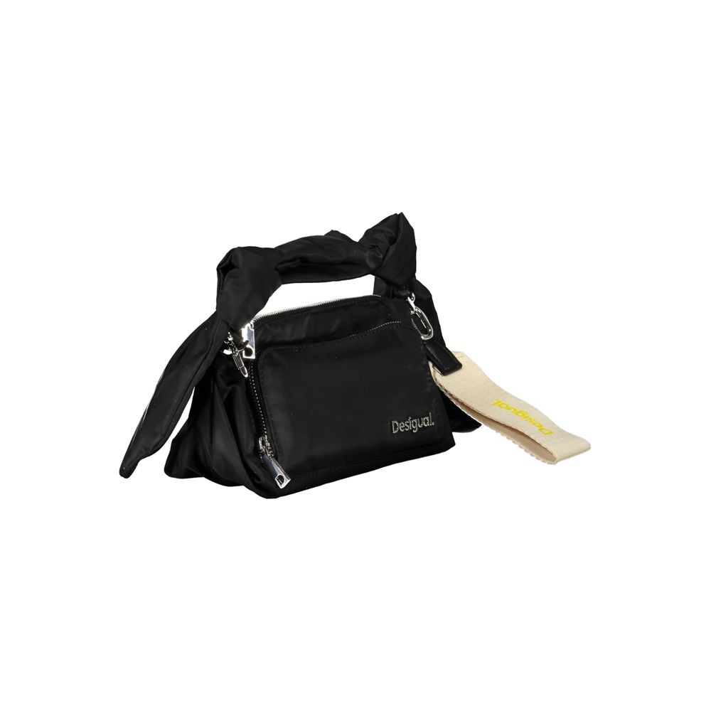 Desigual Borsa con Pochette Esterna Removibile in Poliestere Verde