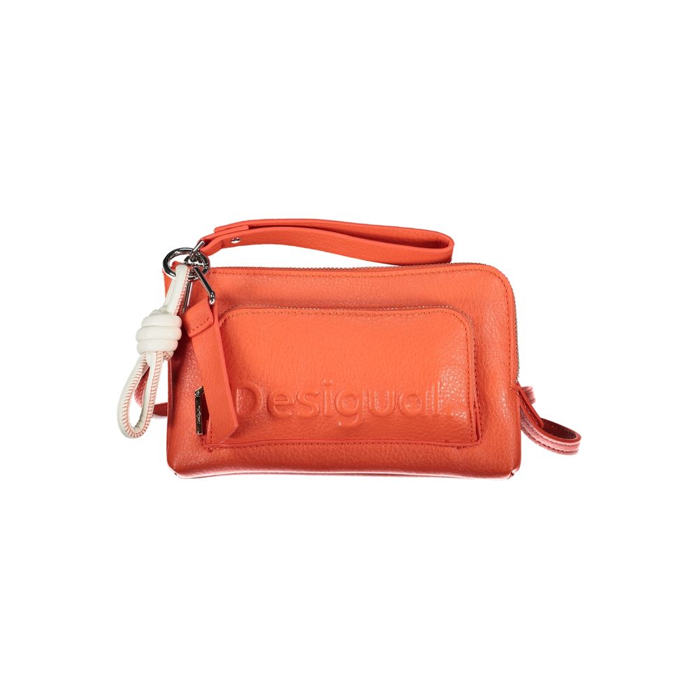 Desigual Portafoglio Dual Compartment in Poliuretano Beige