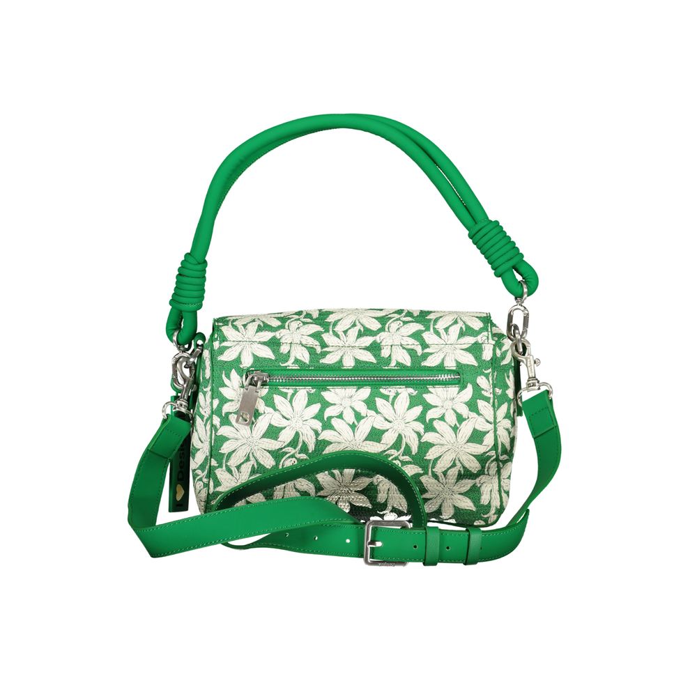 Desigual Zaino Polka Dot Multi-Scomparto in Poliuretano Bianco