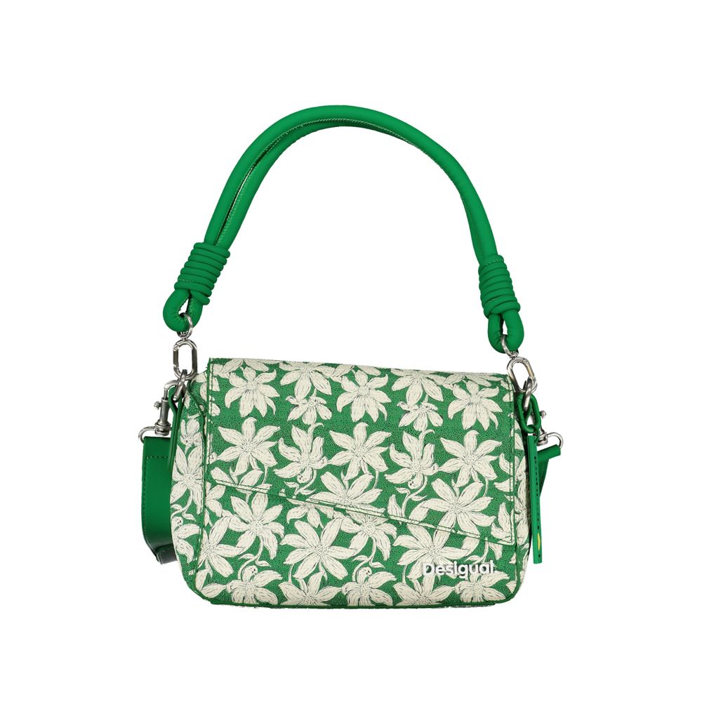 Desigual Zaino Polka Dot Multi-Scomparto in Poliuretano Bianco