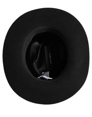 Dolce & Gabbana Men Black Classic Wide Brim Fedora Capello Hat